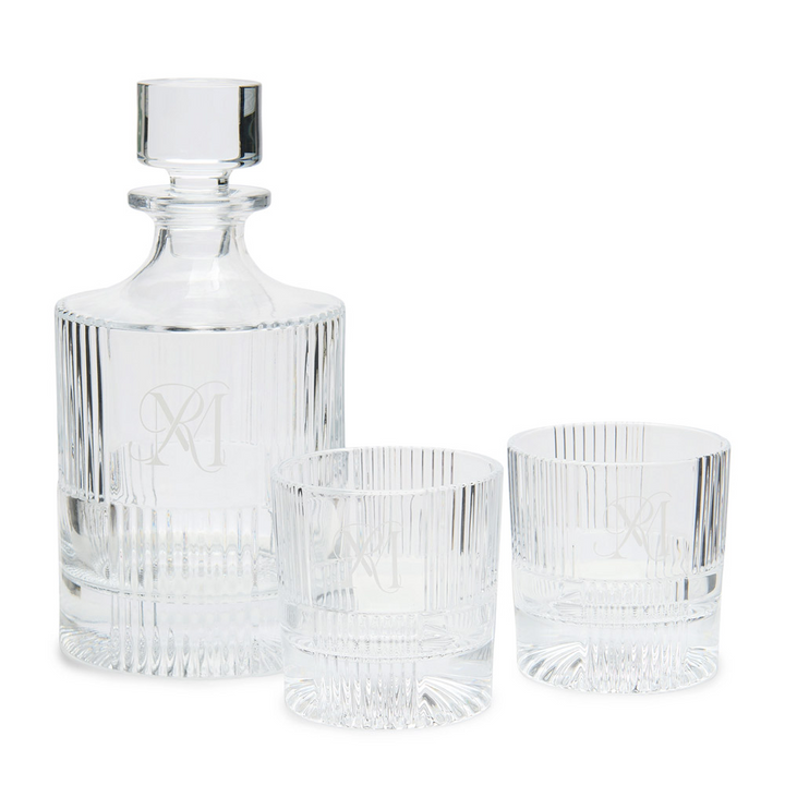 Riviera Maison Enjoy the Moment Whiskey Set – Karaf + 2 glazen