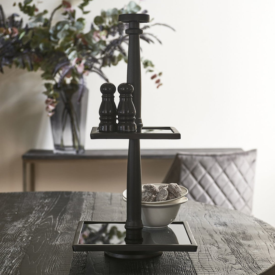 Riviera Maison Etagere 2 Laags - Duchess Etagère - Zwart