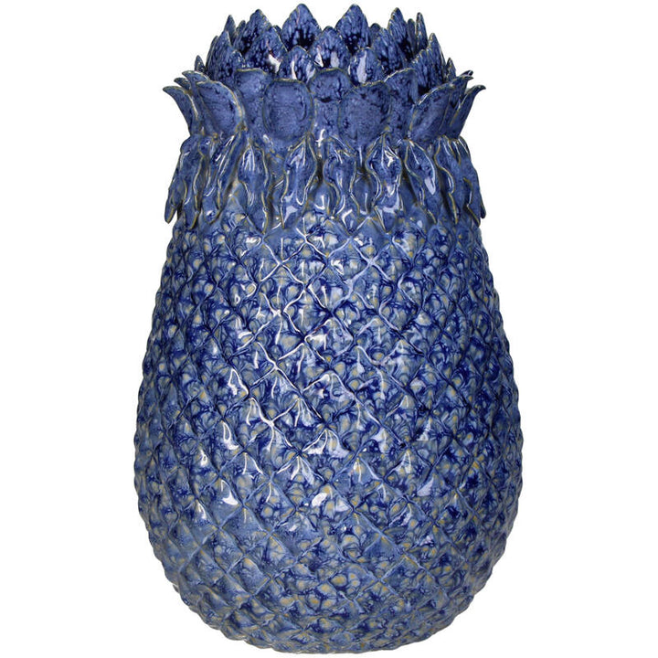 Slenders - Vaas Ananas Blauw voor Bloemen H35