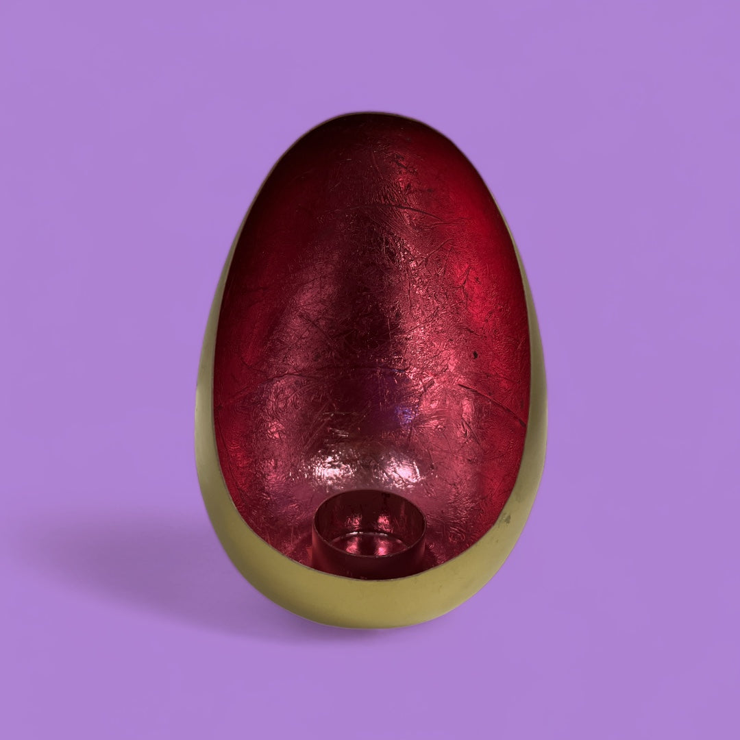 Slenders - Eggkandelaar Roze voor waxinelicht H17