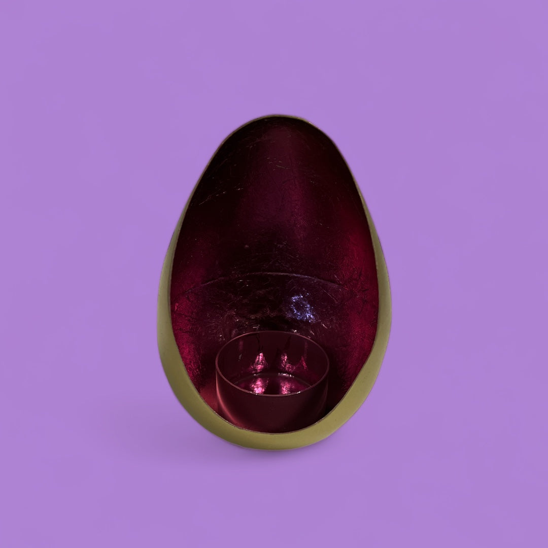 Slenders - Eggkandelaar Roze voor waxinelicht H10