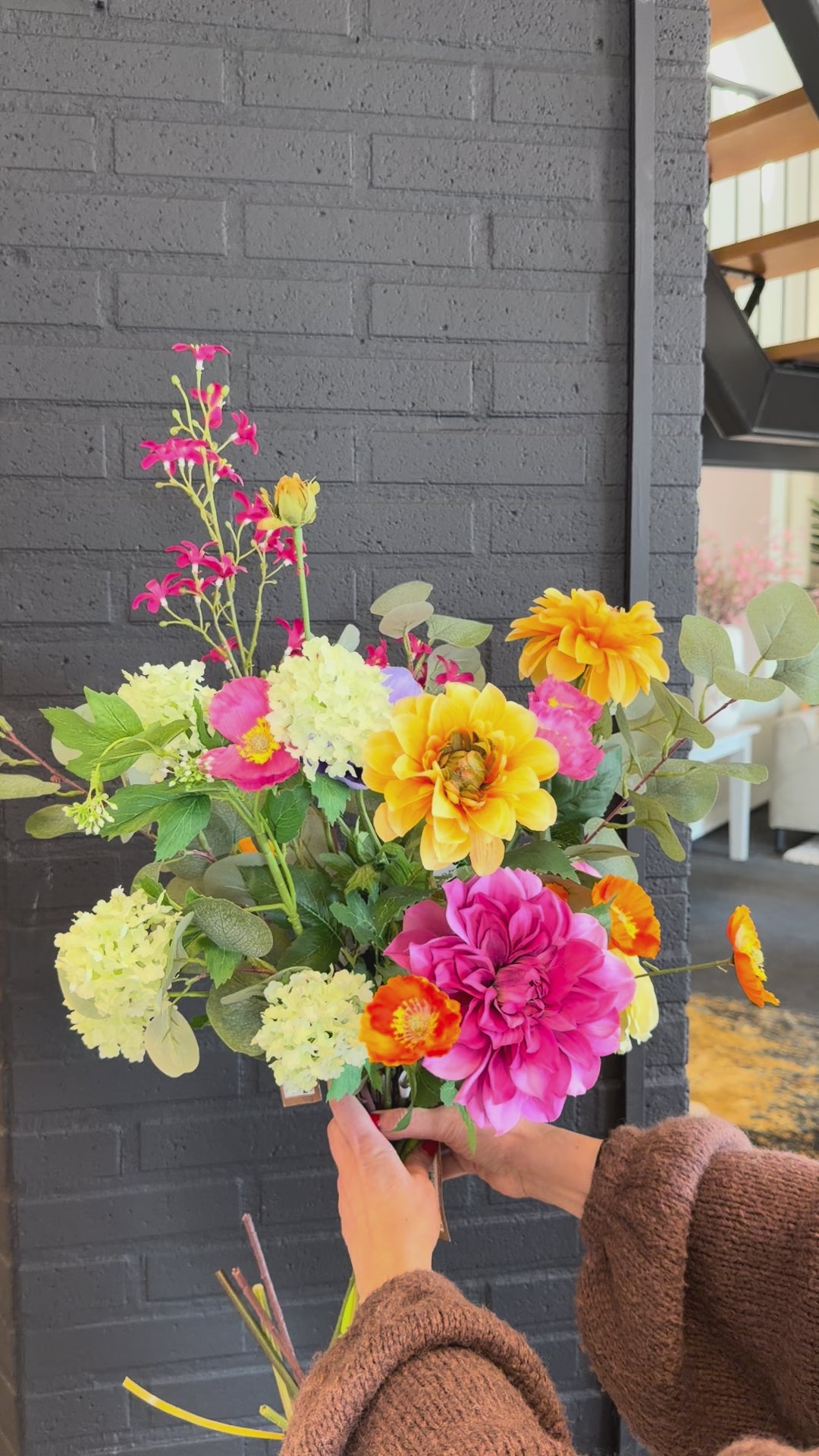 Slenders - Zijdenbloemen boeket 1 - Kleurrijk