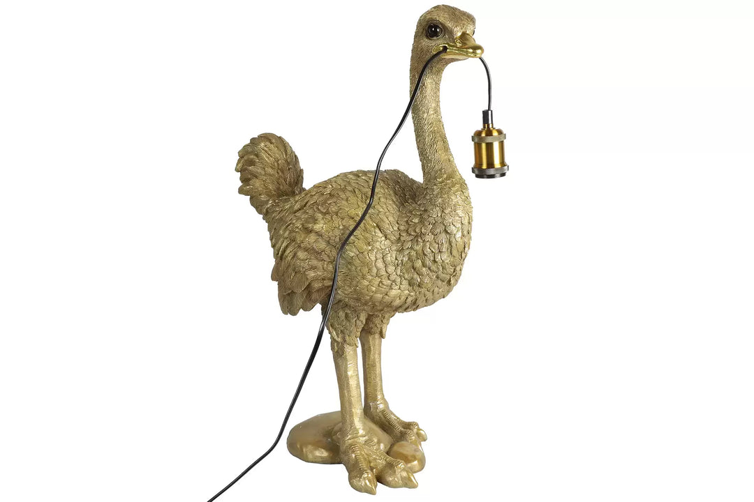Slenders - Lamp Struisvogel Kwikske Goud H