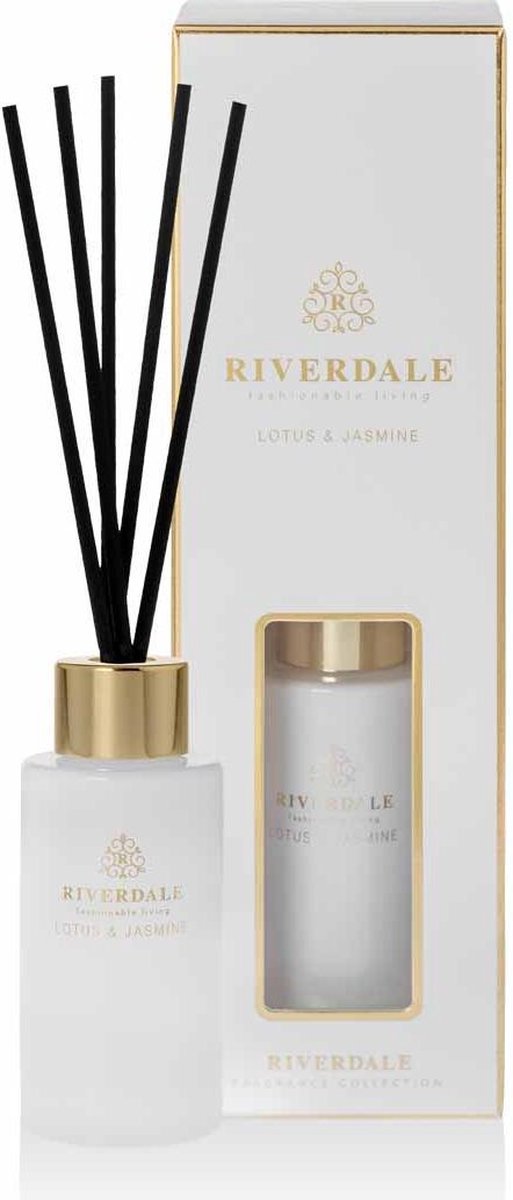 Riverdale Geurstokjes Lotus & Jasmine 40 ml