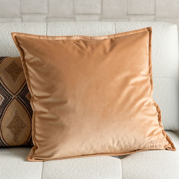 Rivièra Maison Sierkussen RM Velvet, Oranje, 60x60 cm
