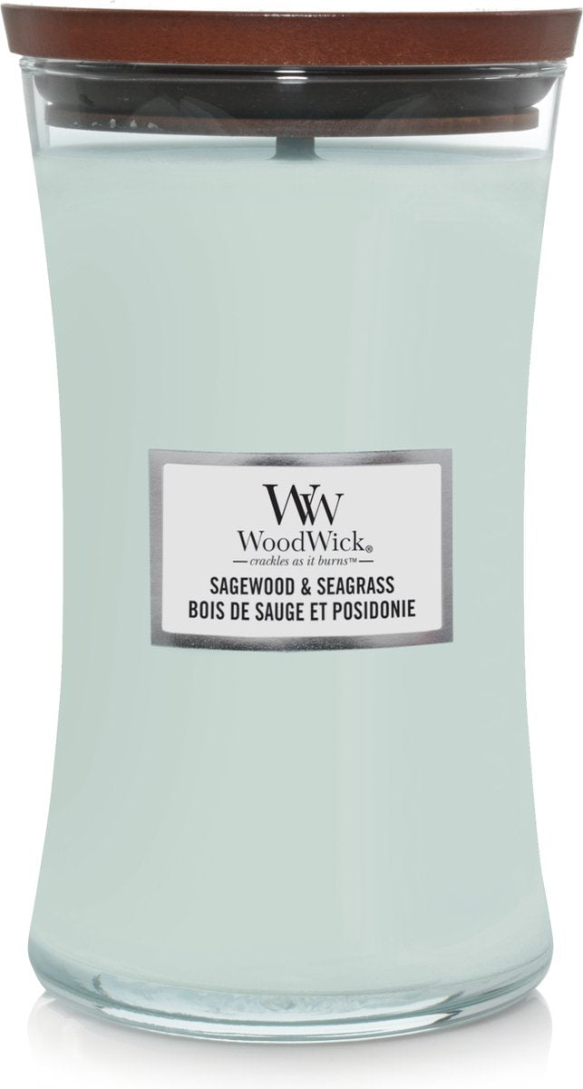 WoodWick Sagewood & Seagrass Candle Large