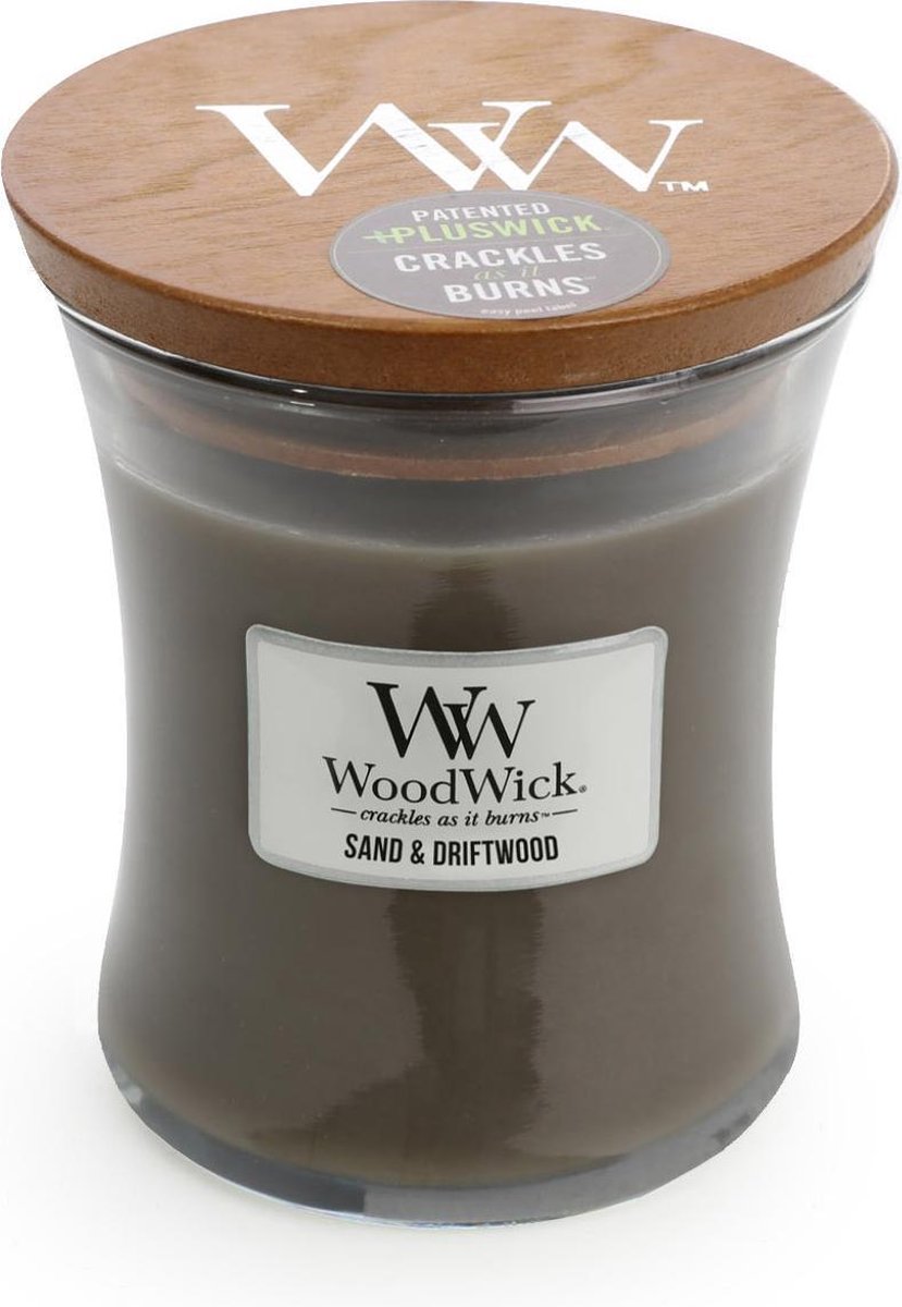 Woodwick Sand & Driftwood candle Mini