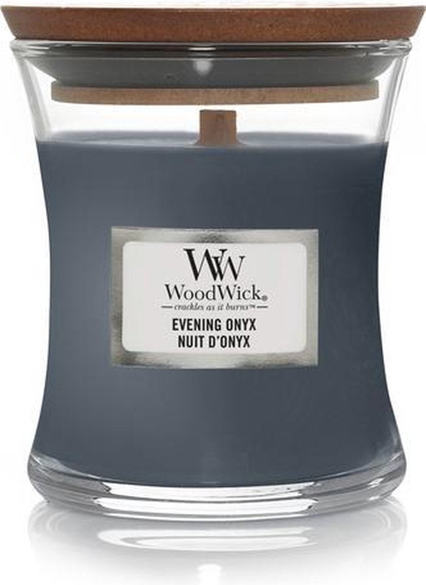 WoodWick Evening Onyx Candle Mini