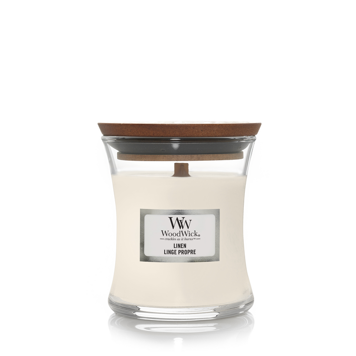 WoodWick Linen Candle Mini