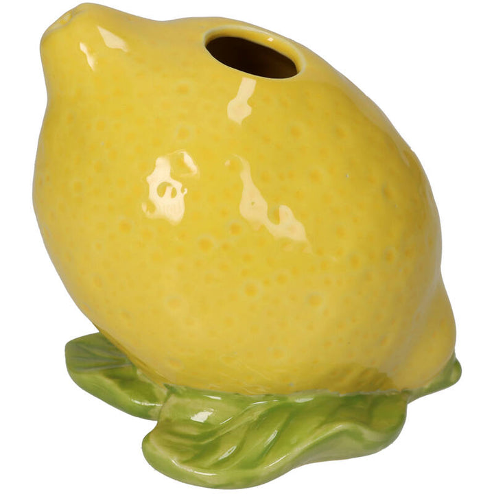 Vaasje - citroen fijn aardewerk multi