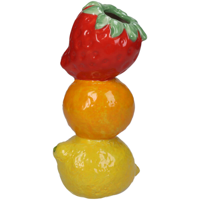 Fruitvaasje - Aardbei, Sinaasappel & Citroen vaasje